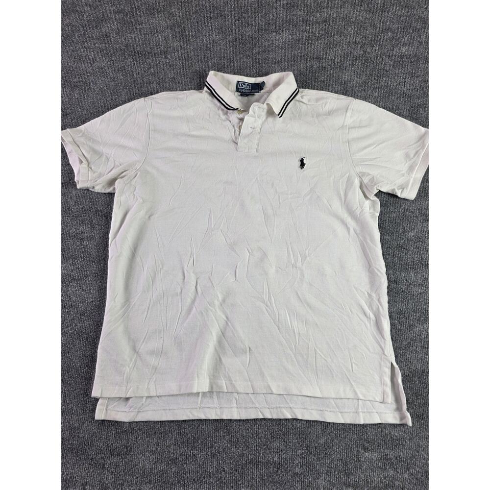 Polo Ralph Lauren Shirt Mens XL Cotton White RL Custom Fit